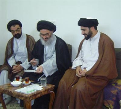 مع السيد الشيرازي